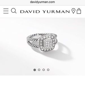 DY Petite Albion Ring with Diamonds